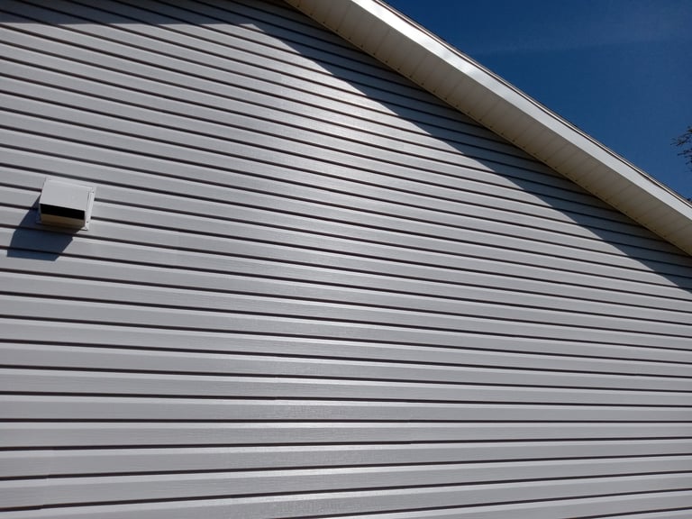 Vinyl siding home exterior